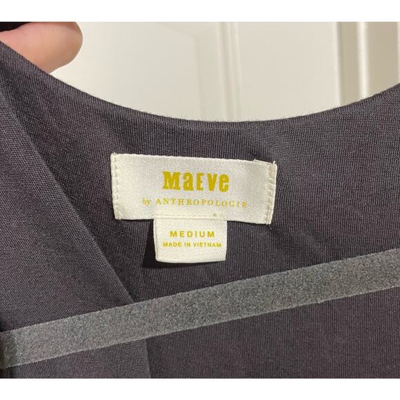 Maeve by Anthropologie Leslie Paisley Midi Dress Medium Faux Wrap Floral Boho - Picture 3 of 8